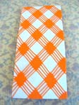 Womens online fashion wear apparel product shopping agent.  fishnet stockings with wide, multi string band in orange