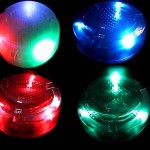 flashing ashtray, 	glass  ashtray, Wholesale