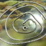 silver necklace, Sterling Silver Necklaces - Cubic Zirconia Necklaces