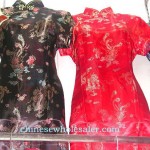 Chinese-dress-embroidered-silk, silk embroidered strapless dress Chinese-dress-embroidered-silk, silk embroidered strapless dress