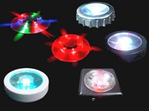flashing coaster, glass coaster manufacturers, b2b direct