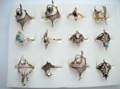Elegant fashion bronze ring, ramdomly picked.