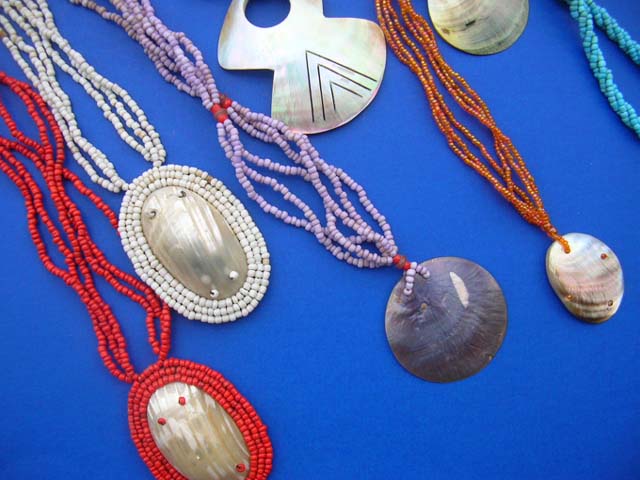 Ladies jewelry fashion supplier - Summer style bali indonesian seashell and bead necklaces