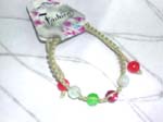 Fashion hemp beaded bracelet