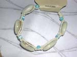 Seashell beaded summer fashion hemp bracelet