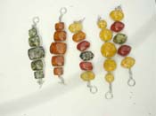 Imitation amber toggle bracelet