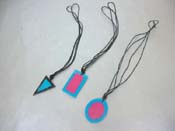 Teen fashion black cord necklace, choose and picked by our officer 