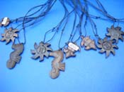 Black cord wooden pendant necklace,choose and picked by our officer 