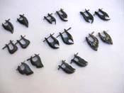Stick horn earring