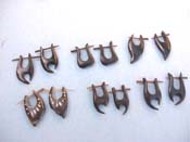 Stick horn earring