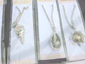 Party jewelry long cz necklace