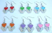 Bronze cz fashion earring