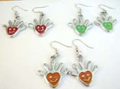Bronze cz fashion earring