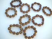 Engraved bead bracelet