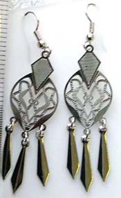 Bronze cz fashion earring