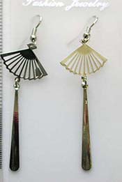 Bronze cz fashion earring