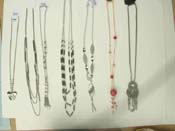 In style long chain ladies necklace