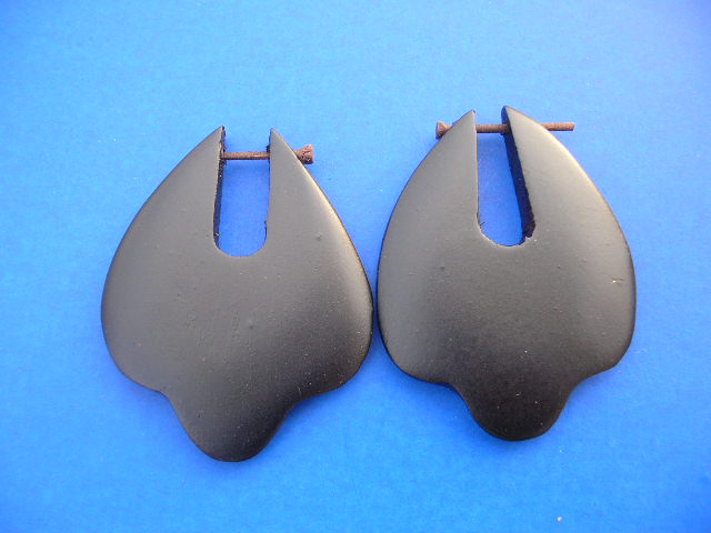 Fun jewelry collection - Bat motif fashion organic earrings