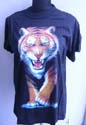 Assorted animal's print black T-shirt,