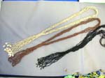 Womens exotic fashion jewelry importer supplies Handcrafted balinese beaded necklace with multi string